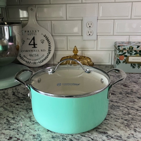 Turquoise Masterclass Stockpot - Picture 2 of 6